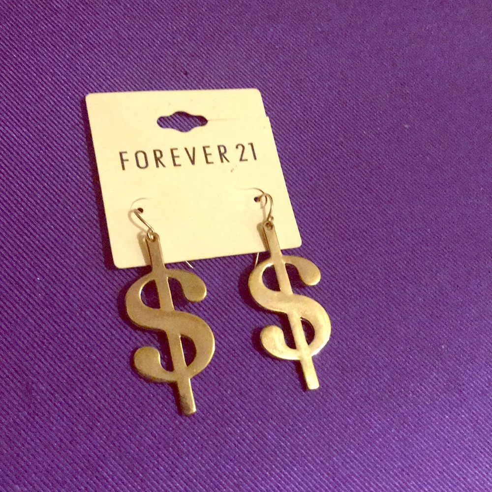 Forever 21 💲💲drop earrings in gold
